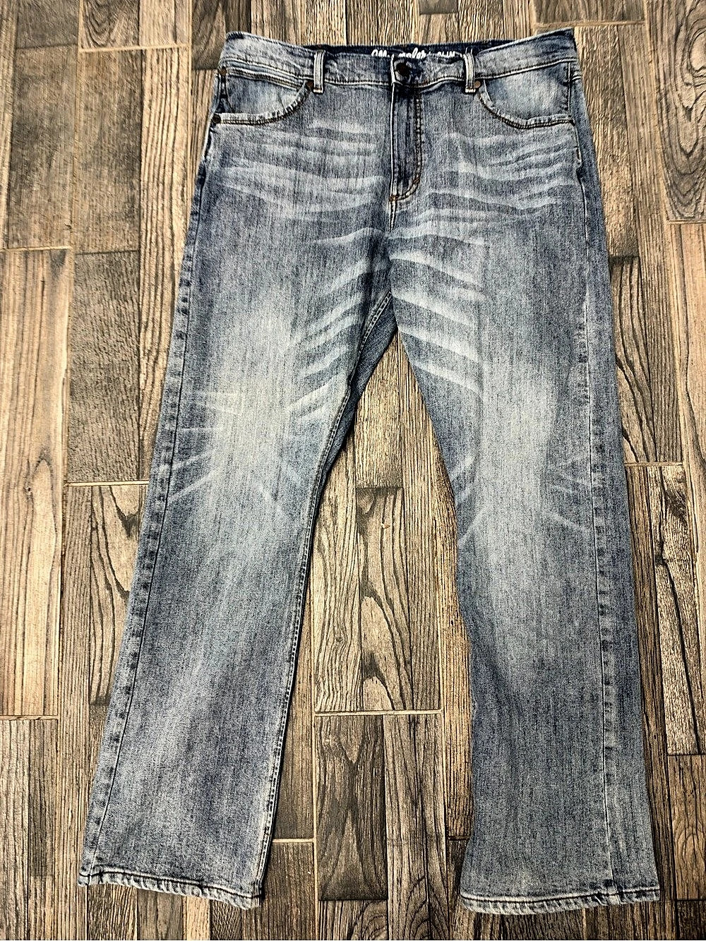 Wrangler Retro Slim Boot Men's Slim Boot Jeans Waist 36x34 Blue